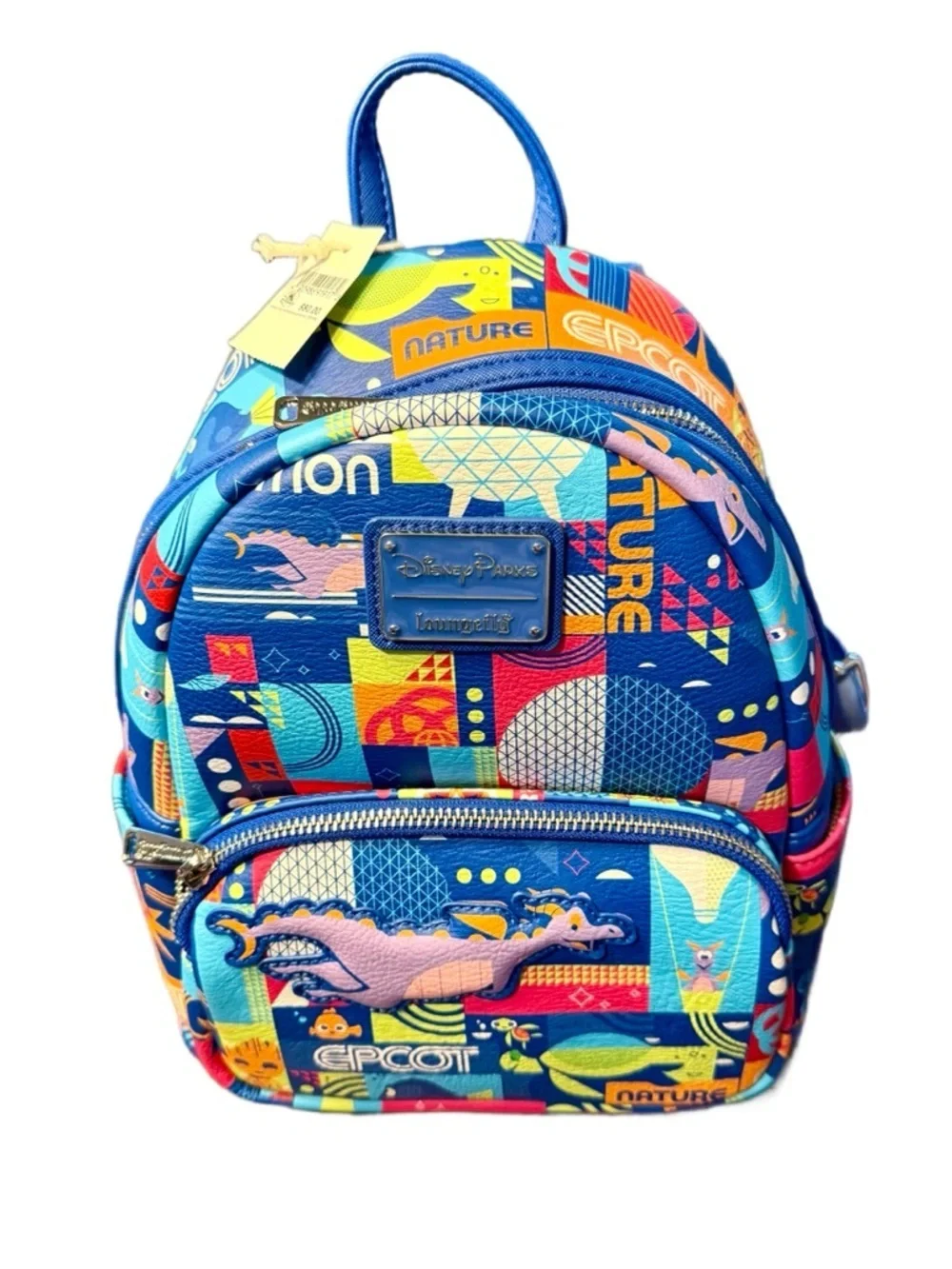 Disney Parks Loungefly Epcot Nature Multi-Color  Mini Backpack - NWT